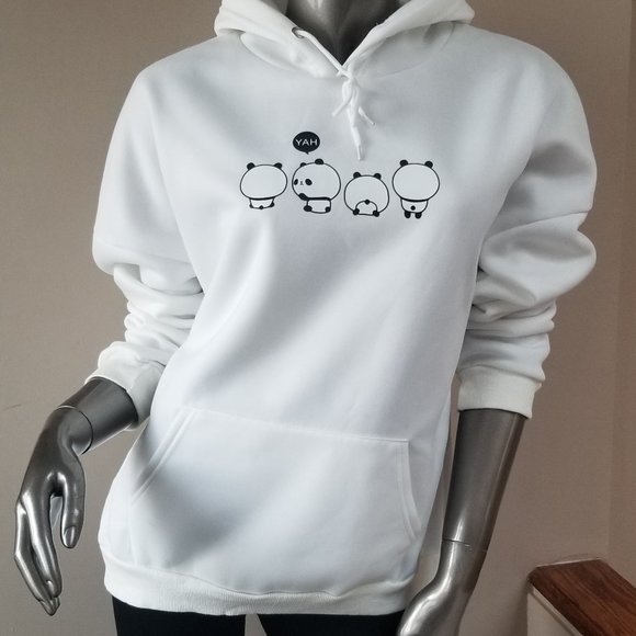 Panda White Hoodie - Picture 4 of 4